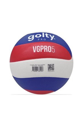 Balón Voleibol Golty Pro Vgpro5 No5 -Blanco/Rojo