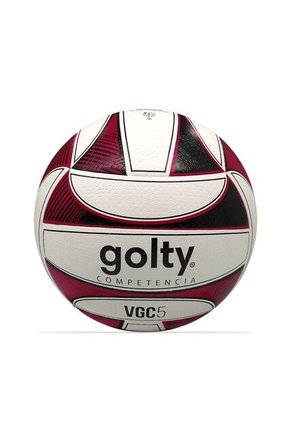 Balón Voleibol Golty Competencia Vgc5 No.5-Negro/Rojo
