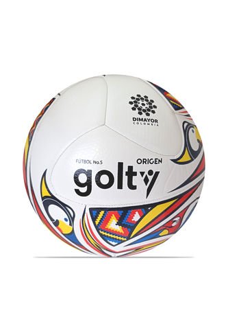 Balón De Fútbol Golty Origen No Profesional No.5-Blanco GOLTY