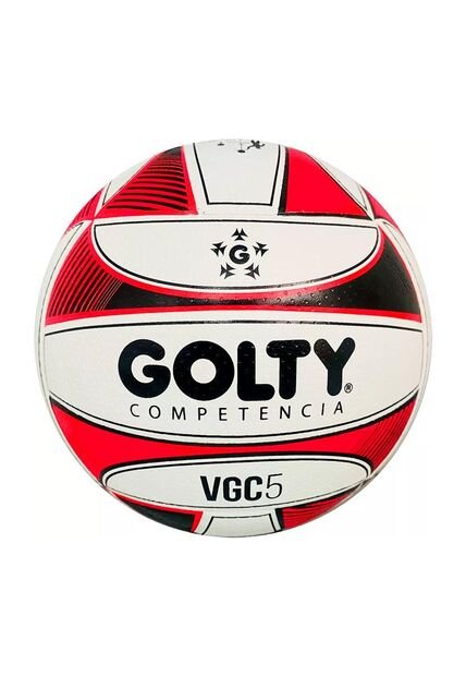 Balón Voleibol Golty Competencia Vgc5 No.5-Negro/Rojo