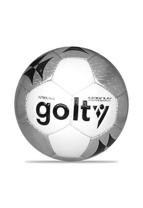 Balon Futbol Profesional Golty Magnum No.4-Gris Claro