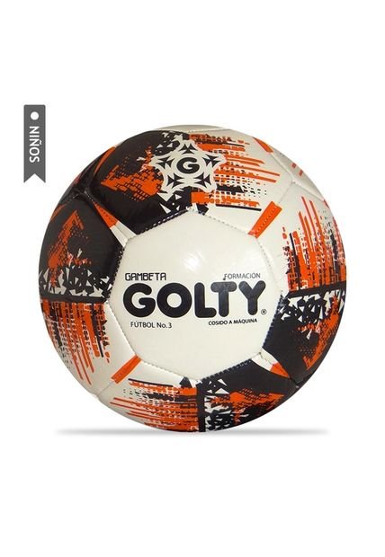 Balón Fútbol Golty Fundamentación Gambeta Niños No.3-Blanco
