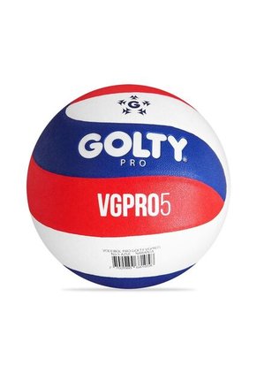 Balón Voleibol Golty Pro Vgpro5 No5 -Blanco/Rojo