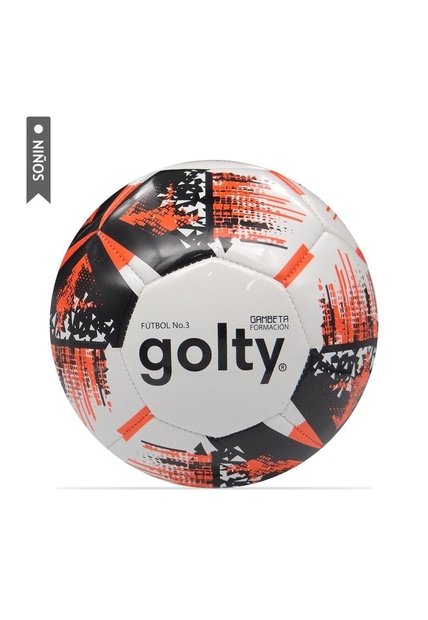 Balón Fútbol Golty Fundamentación Gambeta Niños No.3-Blanco