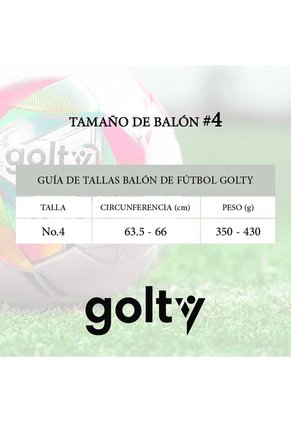 Balón Fútbol Golty Niños Gambeta III No.4-Naranja