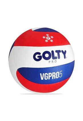 Balón Voleibol Golty Pro Vgpro5 No5 -Blanco/Rojo