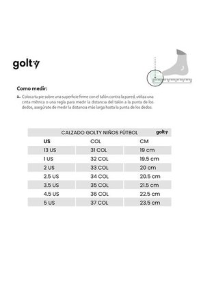 Guayo Golty Tpu Velozion Formacion Niño-Naranja/Gris