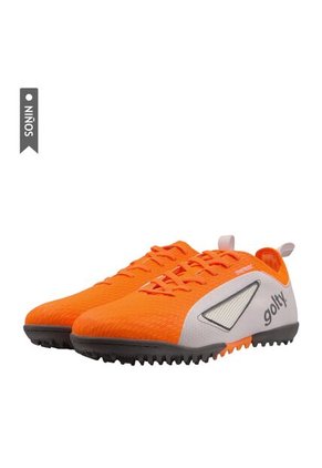 Zapatilla Golty Turf Velozion Formacion Niño-Naranja/Blanco