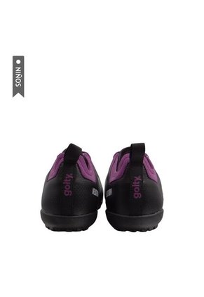 Zapatilla Golty Turf Velozion Formacion Niño-Morado/Negro