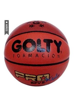 Balon Baloncesto Golty Pro Training Para Niño Pu No 5-Ambar