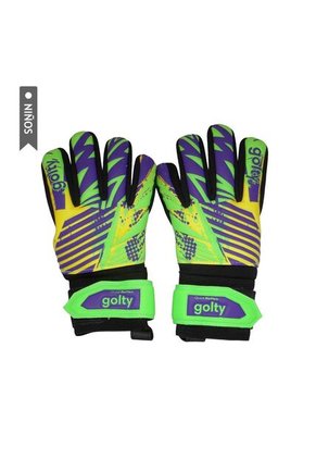 Guante Competencia Golty Quick Reflex Niño-Amarillo/Verde