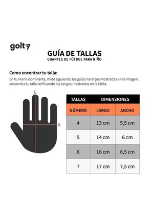 Guante Competencia Golty Quick Reflex Niño-Amarillo/Verde