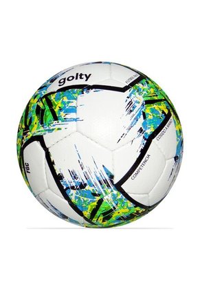 Balón Fútbol Golty Compet Cosido A Mano No.5-Blanco/Verde