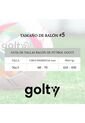 Balón Fútbol Golty Compet Cosido A Mano No.5-Blanco/Verde de GOLTY