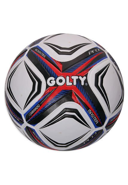 Balón de Fútbol Blanco-azul-Rojo GOLTY master