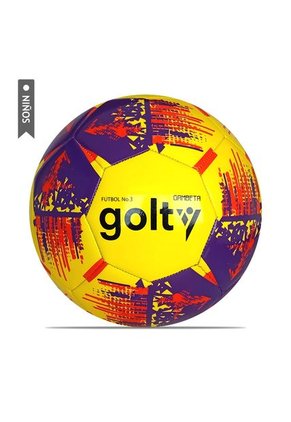 Balón Fútbol Golty Fundamentación Gambeta Niños No3-Amarillo