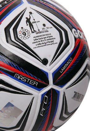 Balón de Fútbol Blanco-azul-Rojo GOLTY master