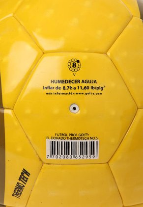 Balón De Futbol Amarillo GOLTY