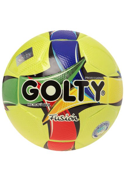 Balón De Micro Fútbol Amarillo GOLTY Fusion