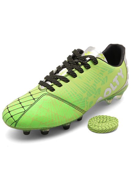 Guayo Verde-Negro-Plateado  GOLTY Professional