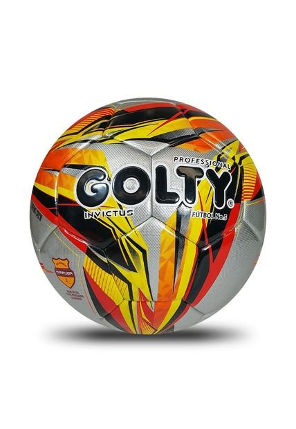 Balon Futbol Golty Professional Invictus No 5-Plateado