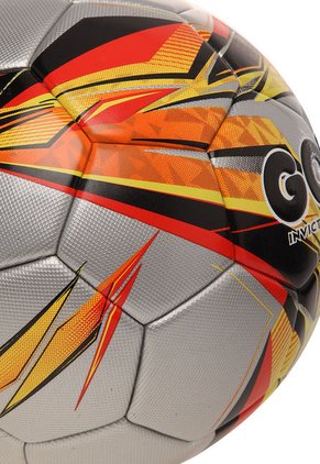 Balón De Fútbol Profesional Gris-Amarillo-Rojo GOLTY Invictus thermotech  #5
