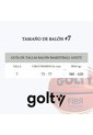 Balón De Baloncesto Score Team By Golty No.7-Naranja/Azul de GOLTY