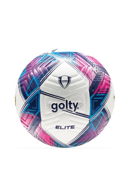 Balon De Futbol Pro Golty Elite Dualtech No.4-Azul/Fucsia