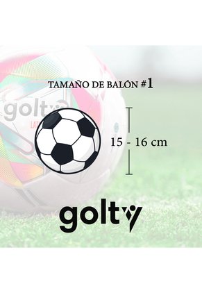 Balon De Futbol Coleccion Golty Tributo Women No 1-Blanco