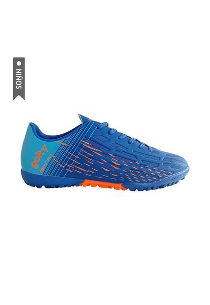 Zapatillas Golty Turf Formacion New Future Niño-Azul/Naranja
