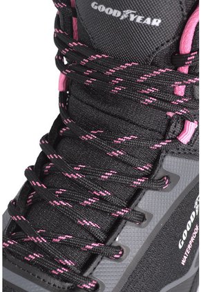 Bota Mujer Goodyear Black/Pink WATERPROOF BAER W