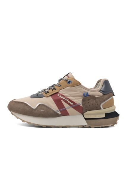 Tenis Hombre Goodyear Beige/Café CRESTONE-E