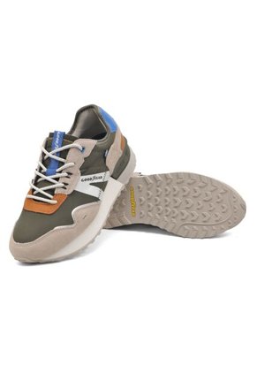 Tenis Hombre Goodyear Verde/Beige CRESTONE-C