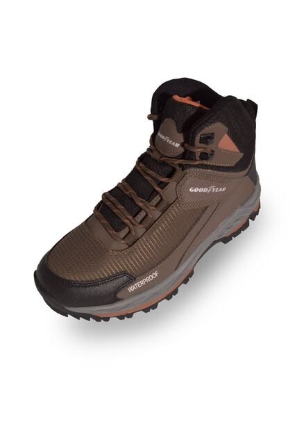 Bota Hombre Goodyear Café/Negro WATERPROOF FUJI