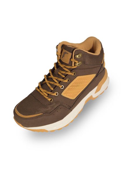 Bota Hombre Goodyear Dk-Brown/Camel HERD