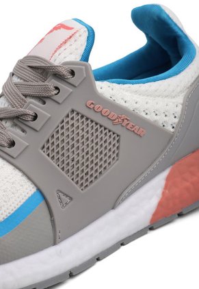 Tenis Deportivo Goodyear Color Blanco/Gris REVEL-GWG