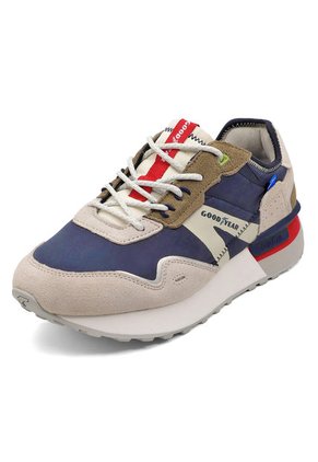 Tenis Hombre Goodyear Azul/Beige CRESTONE-B