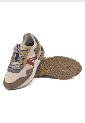 Tenis Hombre Goodyear Beige/Café CRESTONE-E