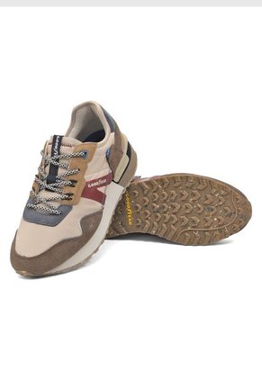 Tenis Hombre Goodyear Beige/Café CRESTONE-E