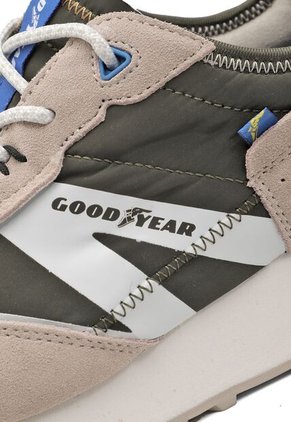 Tenis Hombre Goodyear Verde/Beige CRESTONE-C