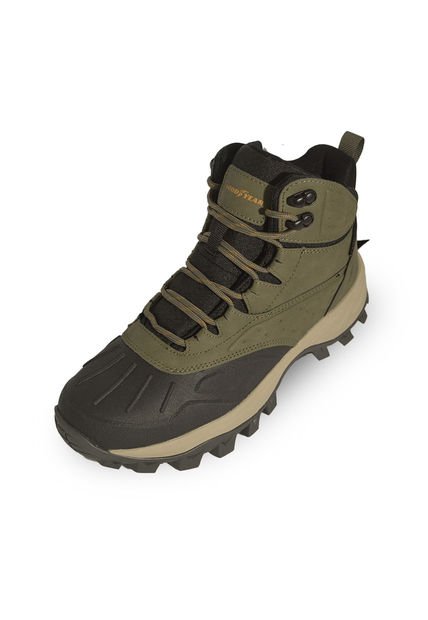 Bota Hombre Goodyear Khaki/Black WATERPROOF ELBRUS