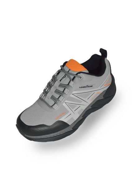 Tenis Hombre Goodyear Grey/Black/Orange SOFTSHELL MAROCO