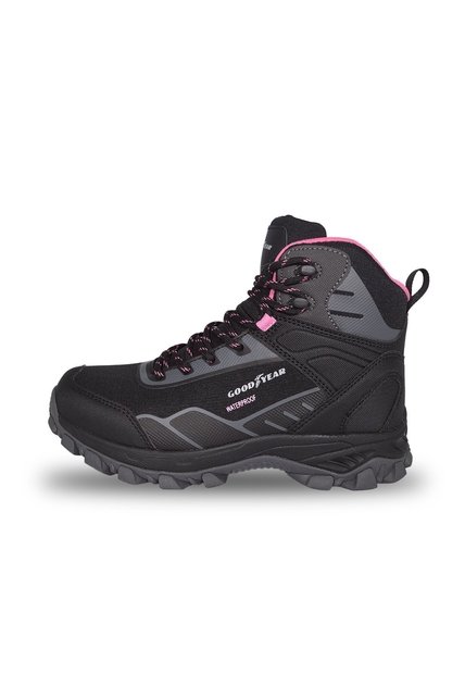 Bota Mujer Goodyear Black/Pink WATERPROOF BAER W