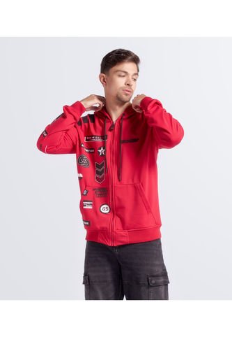 Hoodie Para Hombre Con Cremallera Groggy GROGGY