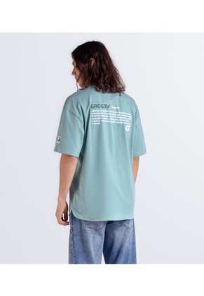 Camiseta Para Hombre Oversize Groggy