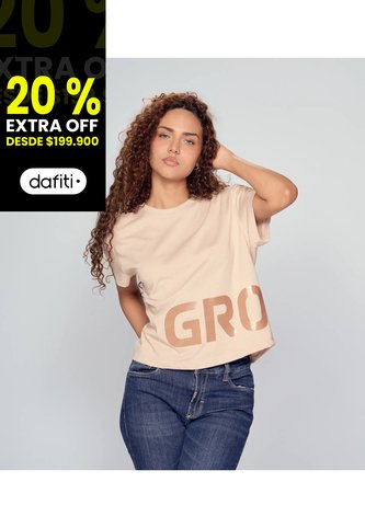 Camiseta Regular Femenina Groggy GROGGY