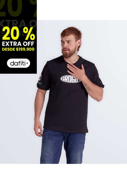 Camiseta Regular Masculina Groggy