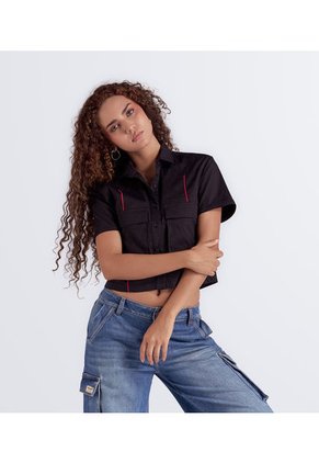 Blusa Crop Femenina Groggy