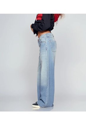 Jean Wideleg Para Mujer Groggy