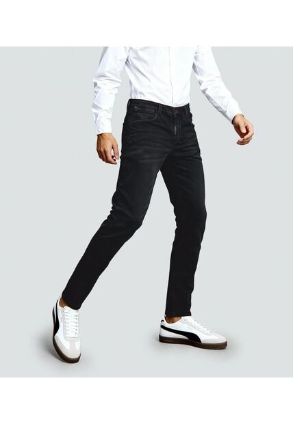 Jean Para Hombre Negro Groggy